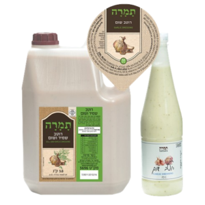 רוטב שמיר ושום לייט 1 ליטר / 4 יח'