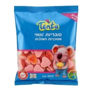 סוכריות לבבות גומי מסוכרים